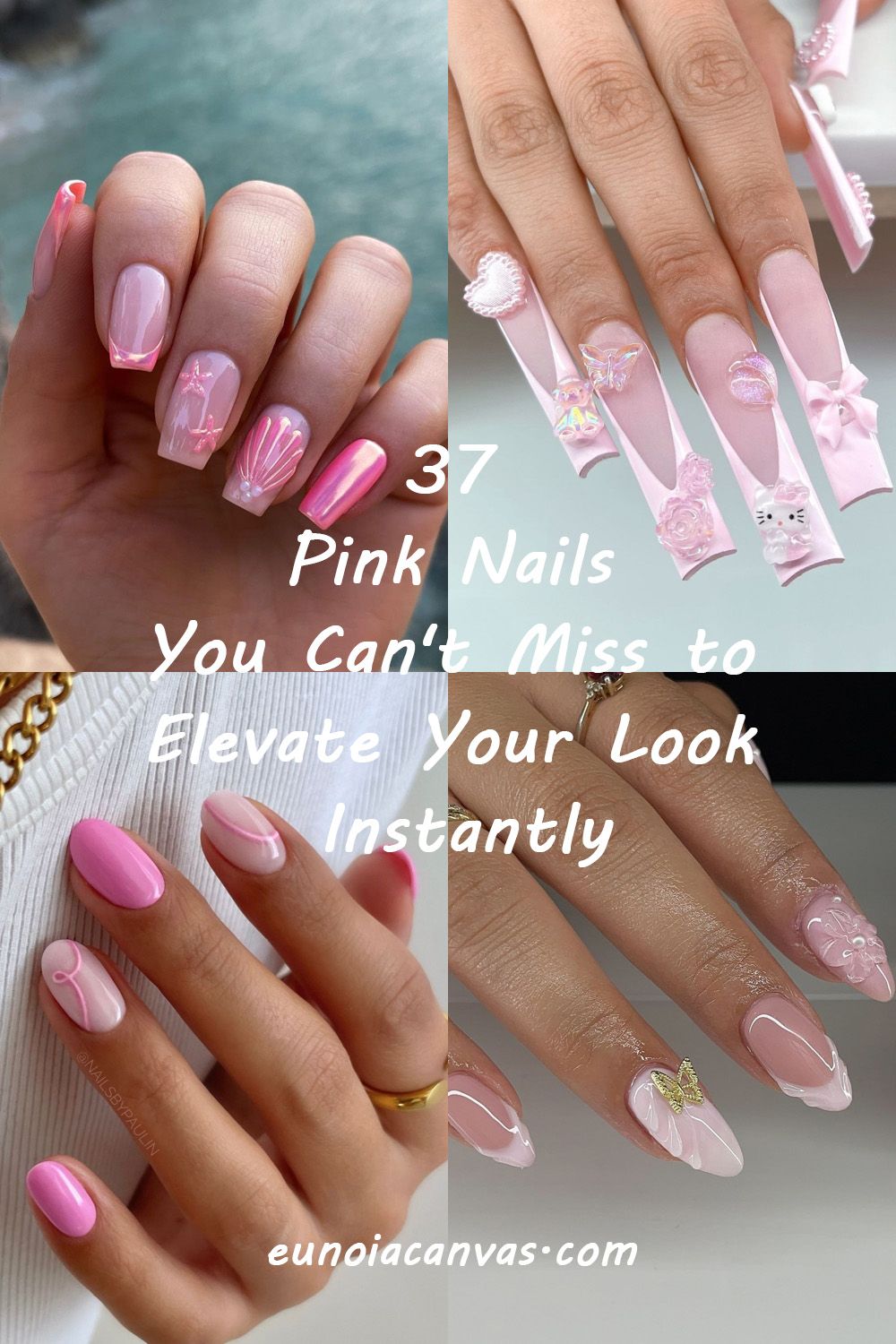 Want cute pink nails? See pink nail designs for a trendy 2025 look!