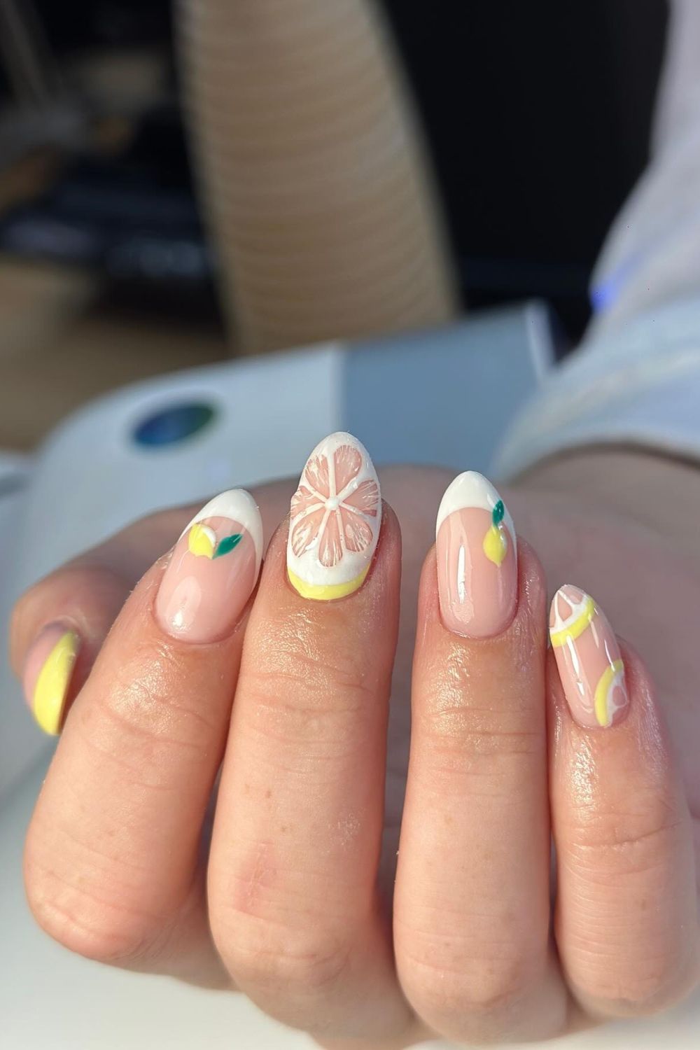 Looking for amazing summer nails? Check out our collection of 2025 nail ideas, like these cute lemon french tips, great for any skin tone!